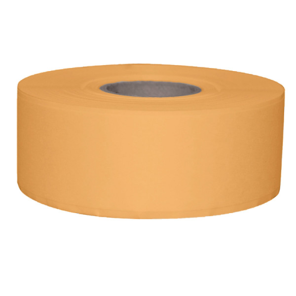 Stickerrol 2-lijnspistool vol. oplosb. geel 750/rol