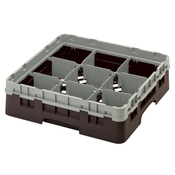 Vaatwasmand bruin 9-comp. max 14,8 cm