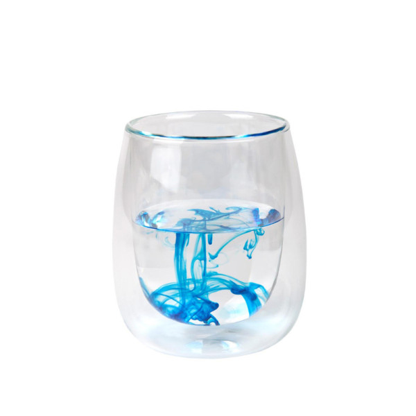Koffie-/theeglas zonder handvat dubbelw. 200 ml