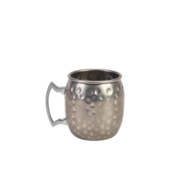 Vintage beker gehamerd 400 ml
