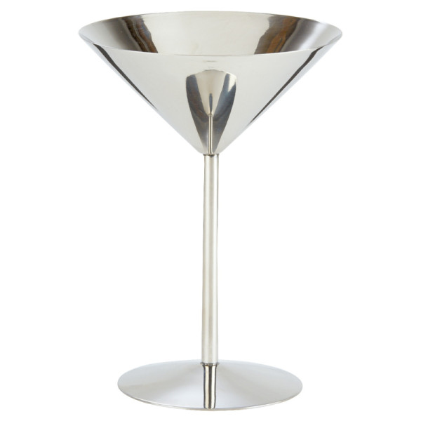 RVS martini glas hoge voet 220 ml