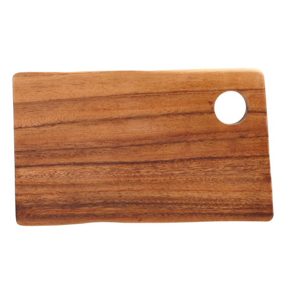 Rechthoekige plank met gat 25 x 14 x 2 cm