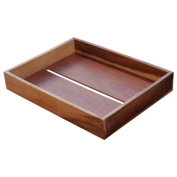 Acacia displaykratje 40 x 30 x 6 cm