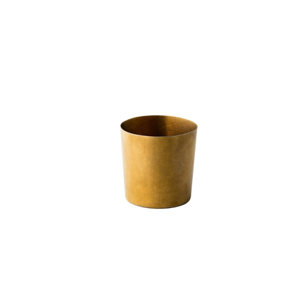Presentatie bakje vintage goud 8,5 cm 400ml