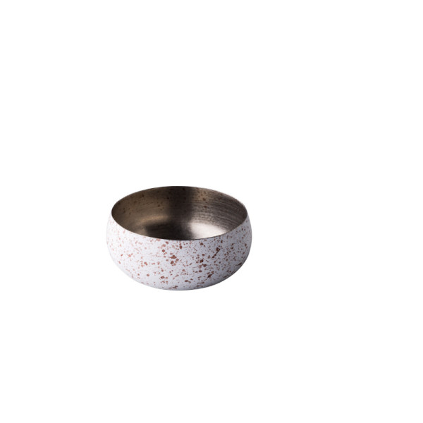 RVS kom vintage speckle 10 cm 350ml