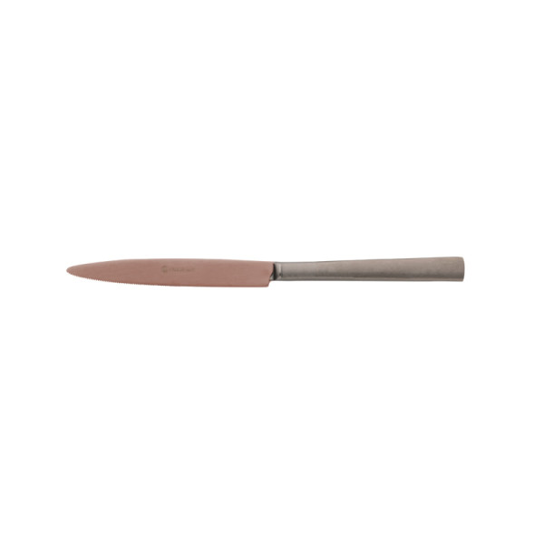 Dessertmes 18/10 mat choco/antraciet 20,5 cm