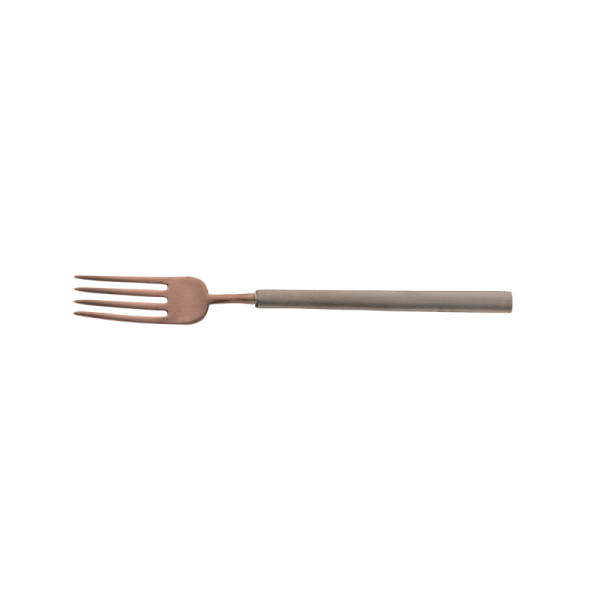 Dessertvork 18/10 mat choco/antraciet 17,5 cm