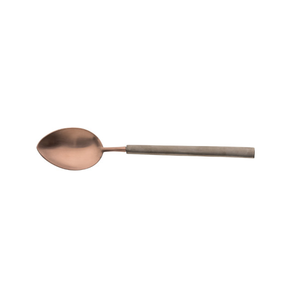 Dessertlepel 18/10 mat choco/antraciet 17,4 cm