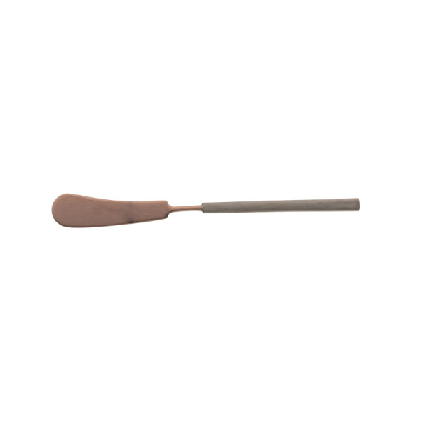 Botermes 18/10 mat choco/antraciet 15,6 cm