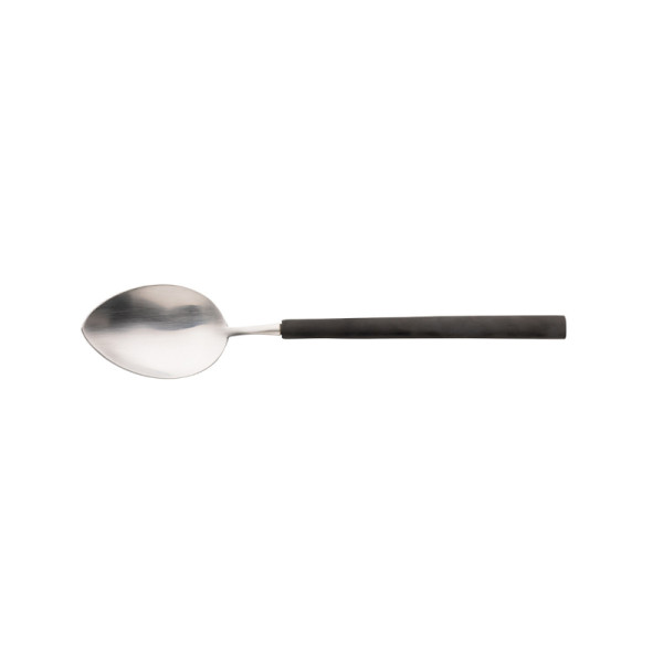Dessertlepel 18/10 vintage/mat zwart 17,4 cm