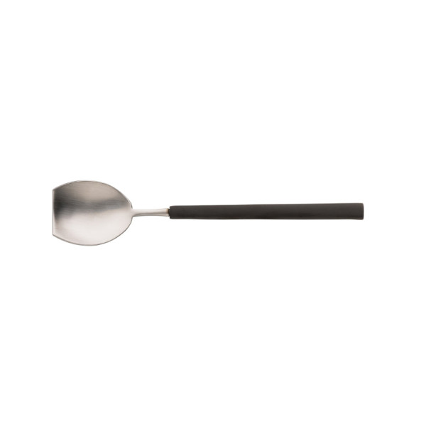 IJs/dessertlepel 18/10 vintage/mat zwart 12,8 cm