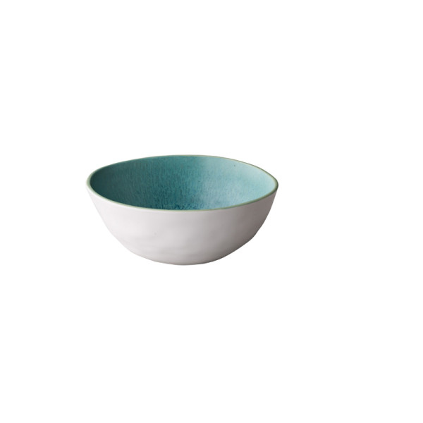 Ocean kom organisch lichtblauw 20,5 cm