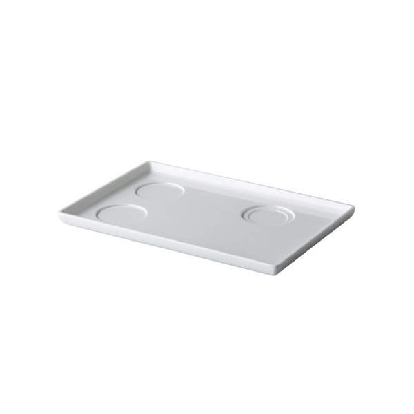 Koffietray met 3 uitsparingen 24,7 x 16,9 cm
