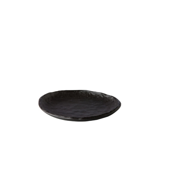 Oyster bord zwart 16 cm