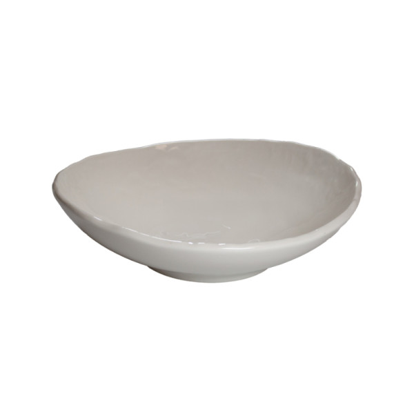 Oyster bord diep wit 25 cm
