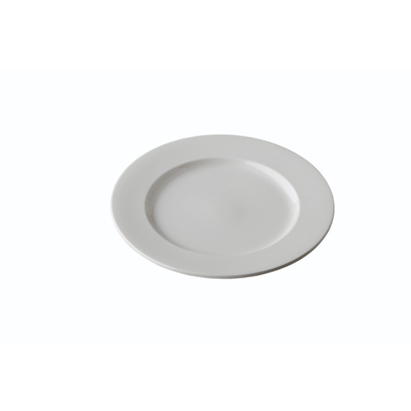 Q Fine China bord met rand 21,5 cm