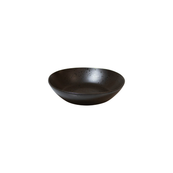 Q Authentic Black Speckle diep bord 22 cm