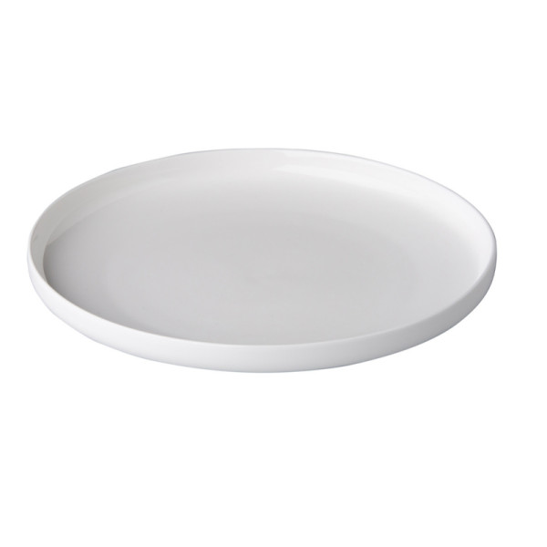 Q Fine China bord met opstaande rand 25,5 cm