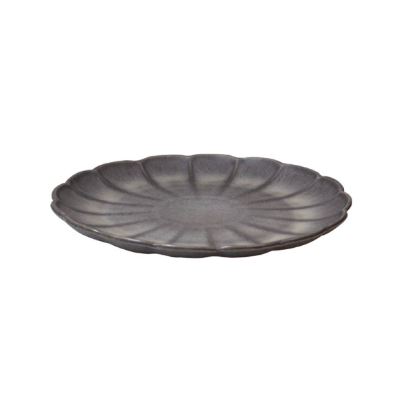 Flower bord grijs 28 cm