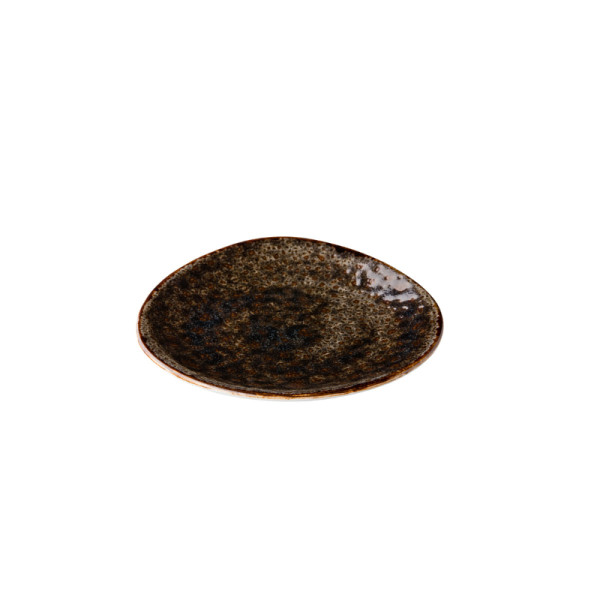 Jersey bord driehoek bruin 17 cm