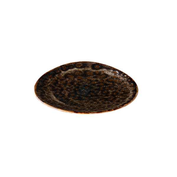 Jersey bord driehoekig bruin 27 cm
