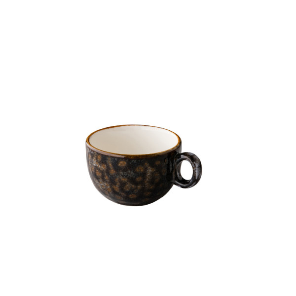 Jersey cappuccino kop stapelbaar bruin 200 ml