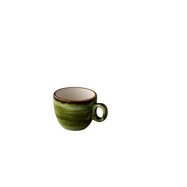 Jersey espresso kop stapelbaar groen 80 ml