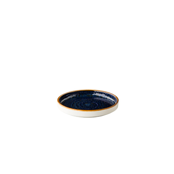Jersey bord opst. rand stapelbaar blauw 16,2 cm