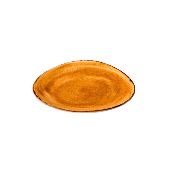 Jersey bord driehoekig oranje 27 cm