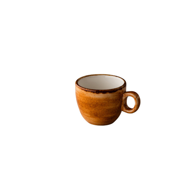 Jersey espresso kop stapelbaar oranje 80 ml