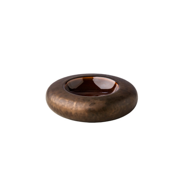 Gold Metallic donutkom 17 x 5,3 cm