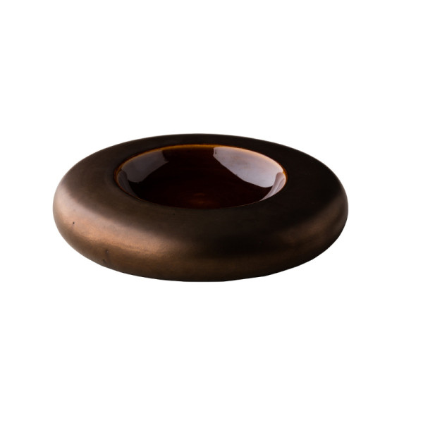 Gold Metallic donutkom L 22 x 5 cm