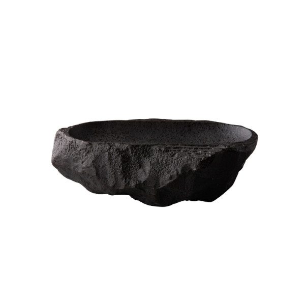 Natuur steen ovaal bord 23 x 15 x 6,5 cm