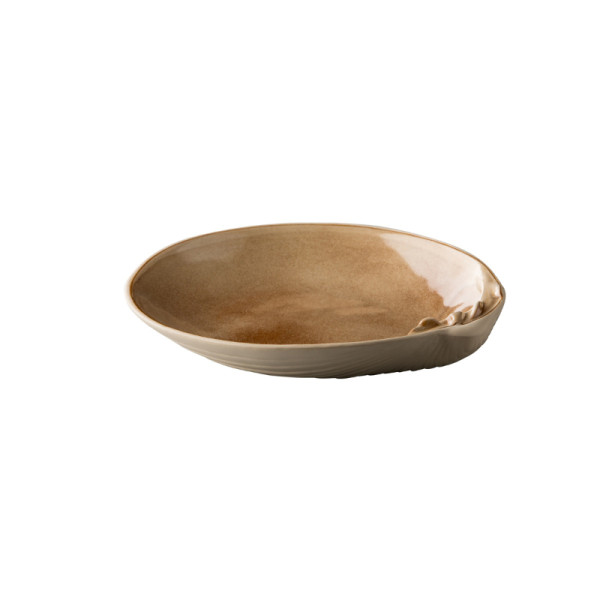 Shell bord zand L 28,3 cm