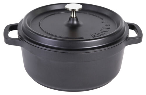 AluChef Cocotte rond - ø240mm - Zwart