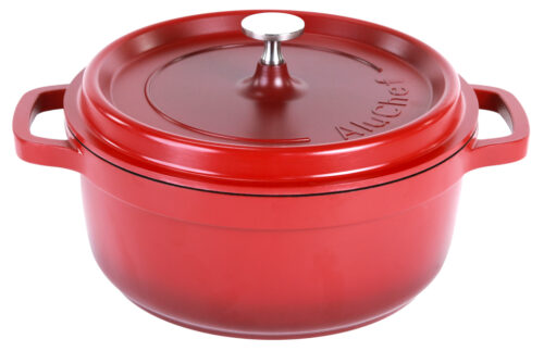 AluChef Cocotte rond - ø240mm - Rood