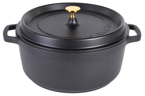 AluChef Cocotte rond - ø280mm - Zwart/Goud