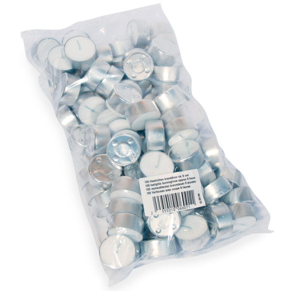 Theelicht 6-uur Q-Lights (100 stuks)