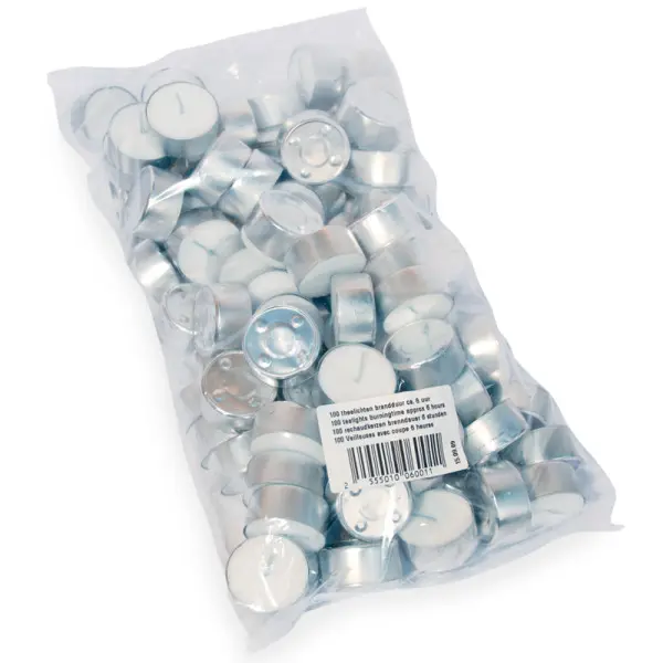 Theelicht 6-uur Q-Lights (100 stuks)