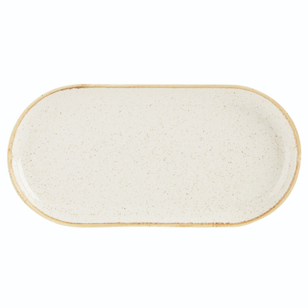 Smal ovaal bord Oatmeal 30 cm
