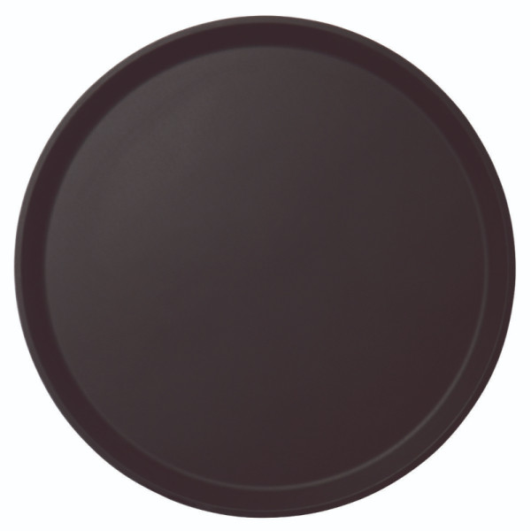 Cambro rond dienblad anti-slip zwart 40,5 cm