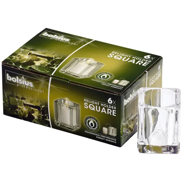 ReLight Houder Square Bolsius (per stuk)
