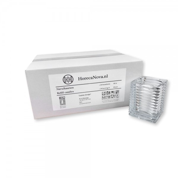 Huismerk Horeca Refills Transparant (60 stuks)