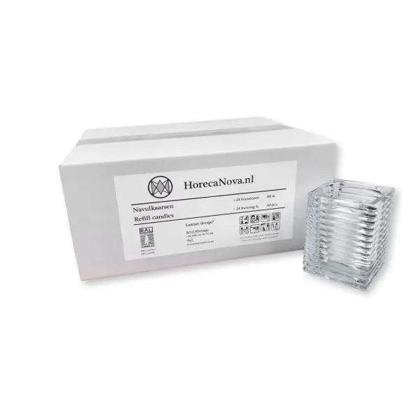 Huismerk Horeca Refills Transparant (60 stuks)