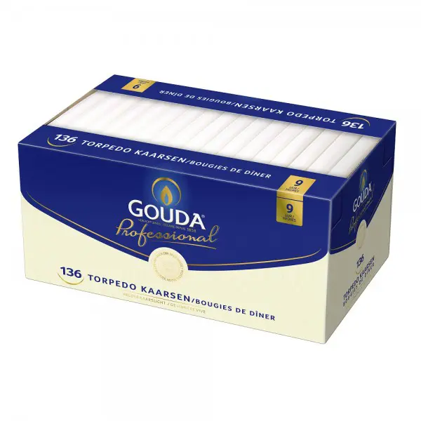 Gouda Dinerkaars Wit (136 stuks)