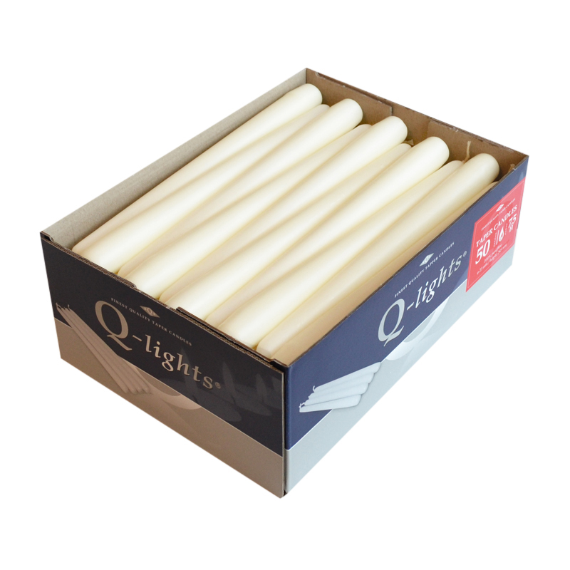 Q-Lights Gotische Kaars Ivoor (100 stuks) -