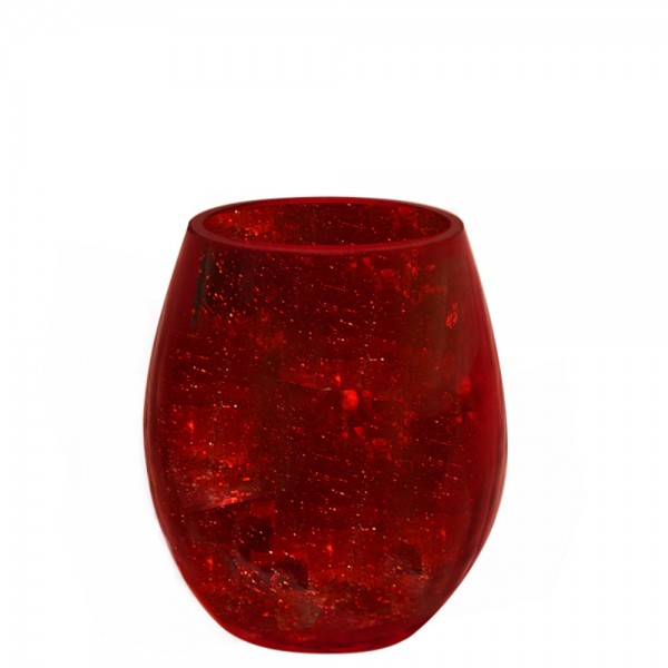 Q-Lights Sparkle Glass Rood (per stuk)