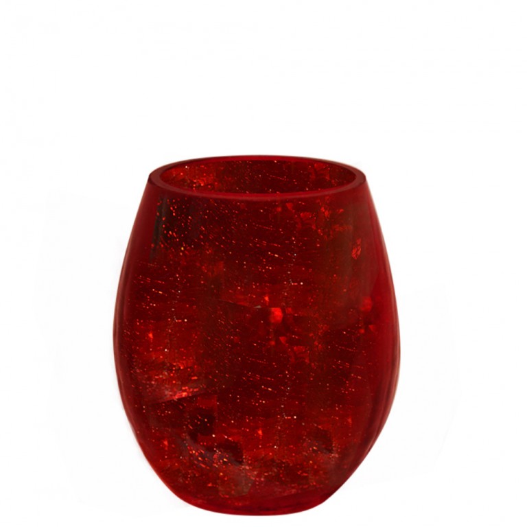 Q-Lights Sparkle Glass Rood (per stuk)