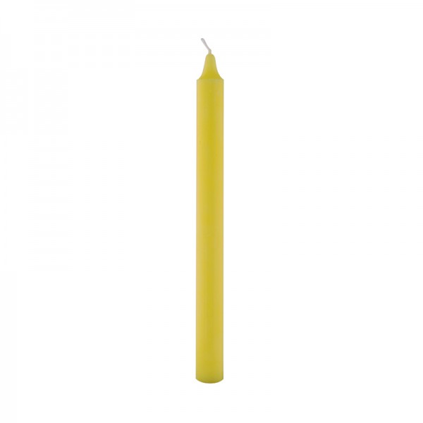 Doorgekleurde Kaars Geel (100 stuks)
