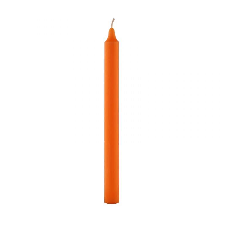 Doorgekleurde Kaars Oranje (100 stuks)